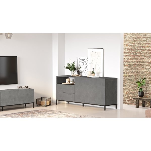 Luvio senkki 32 - harmaa/musta Luvio senkki 32 - harmaa/musta