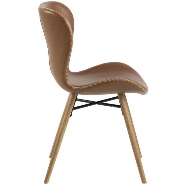 Batilda ruokatuoli - ruskea vintage PU Batilda ruokatuoli - ruskea vintage PU