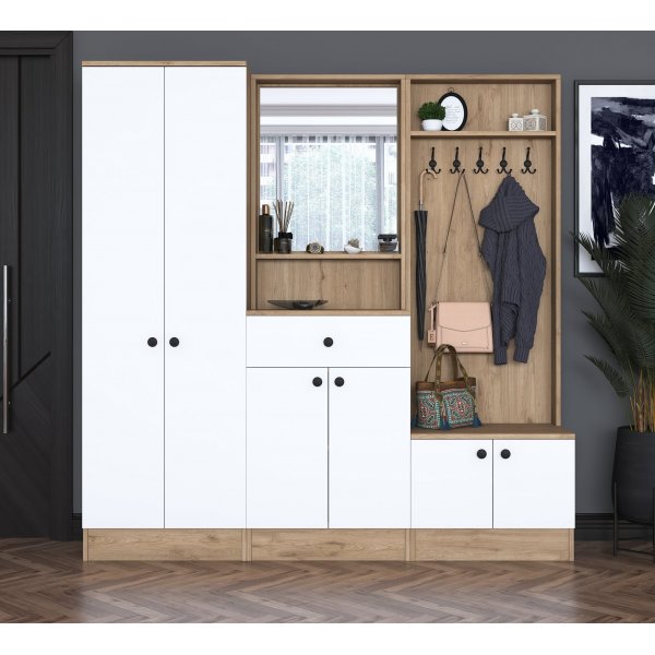 Muodikkaat aulakalusteet 180 cm - Phkin/valkoinen