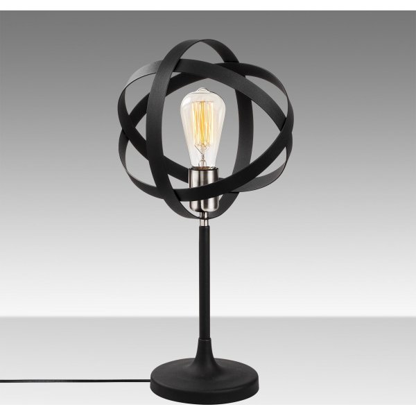 Gezegen p�yt�valaisin - Nikkeli/musta