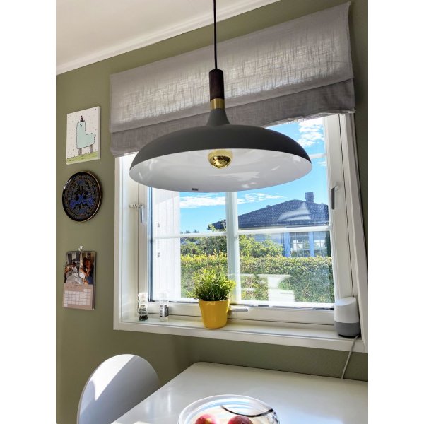 Sense kattovalaisin - Harmaa/matta messinki