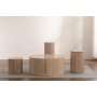Cylinder pyre sohvapyt 100 cm - Whitewash