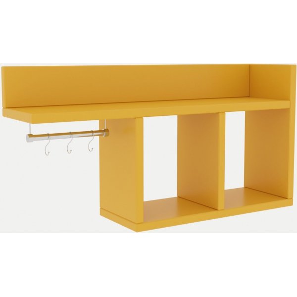 Pare seinähylly - keltainen Pare seinähylly - keltainen