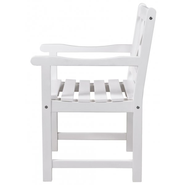 Ulkolepotuoli Bohus valkoinen