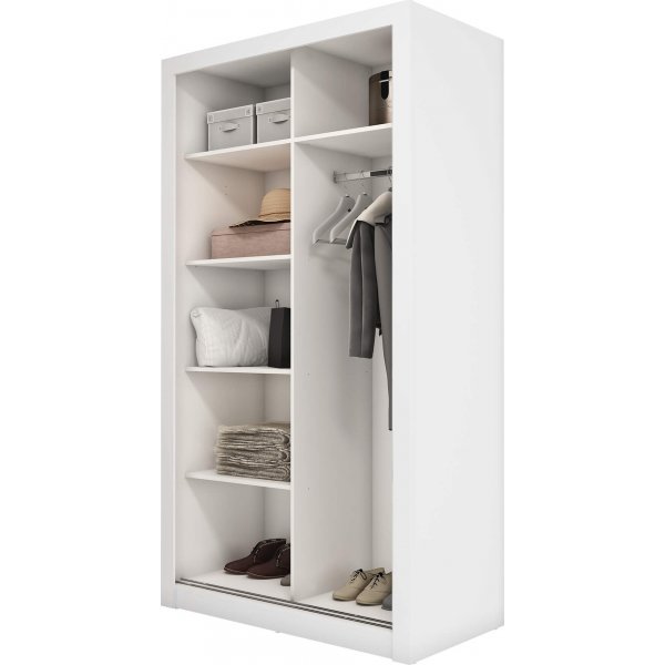 Einar vaatekaappi 18 - Valkoinen Einar vaatekaappi 18 - Valkoinen