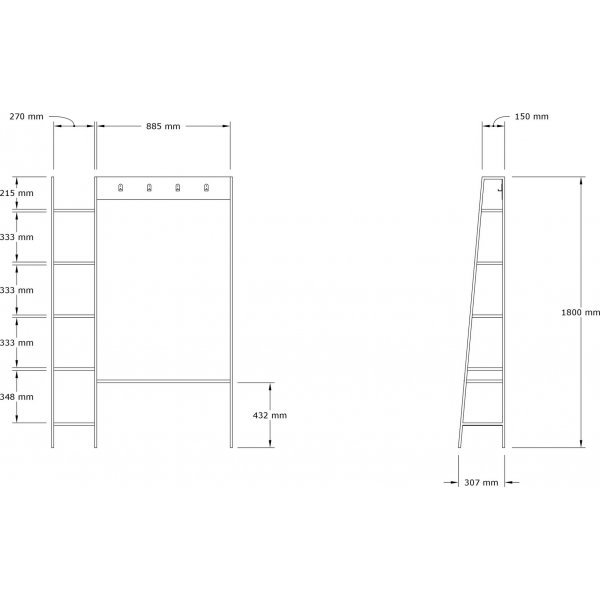 Marken aulakalusteet - Valkoinen Marken aulakalusteet - Valkoinen