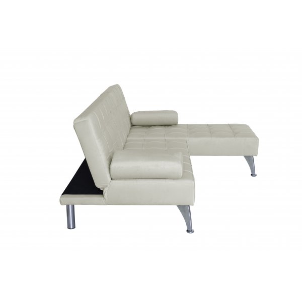 Vuodesohva beigenvrisell samettitoiminnolla