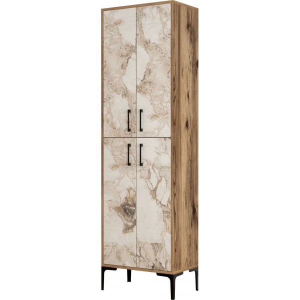 Berliinin kaappi - pähkinä/valkoinen marmori Berliinin kaappi - pähkinä/valkoinen marmori