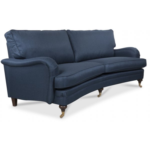 Howard London Premium 4-istuttava kaareva sohva - Sininen