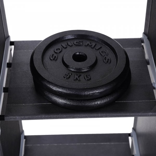 Kasper-hylly 6 lokeroa - Musta/harmaa Kasper-hylly 6 lokeroa - Musta/harmaa