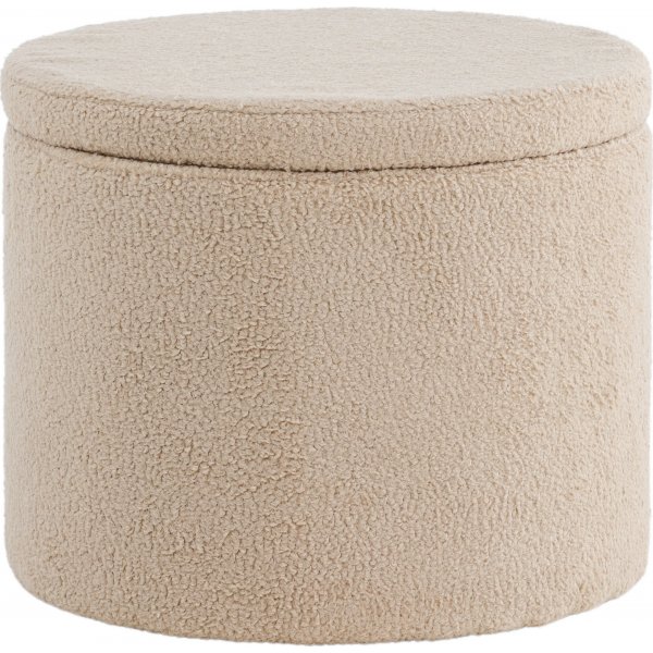Jabar pouf - beige nalle