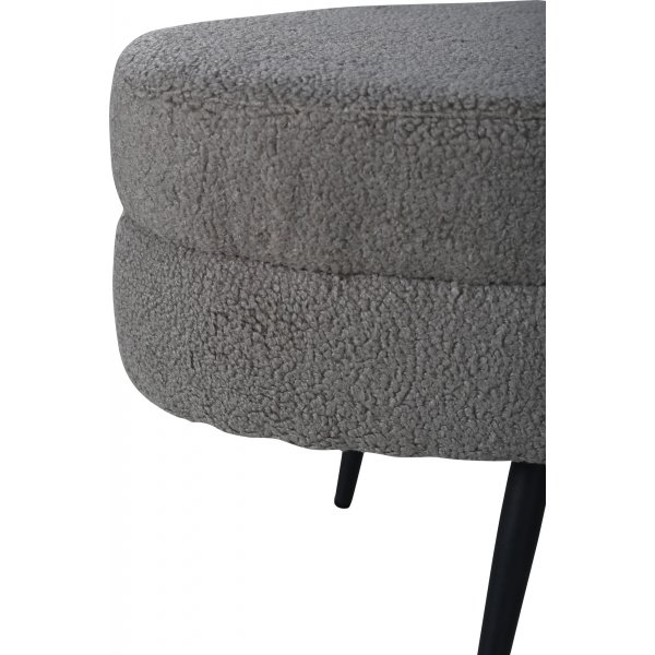 Rino pouf - harmaa beige nalle Rino pouf - harmaa beige nalle