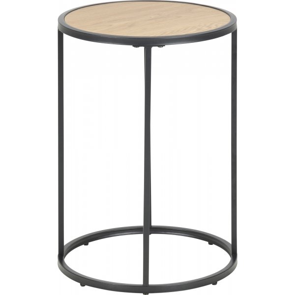 Seaford sivupyt 40 cm - Tammi/musta