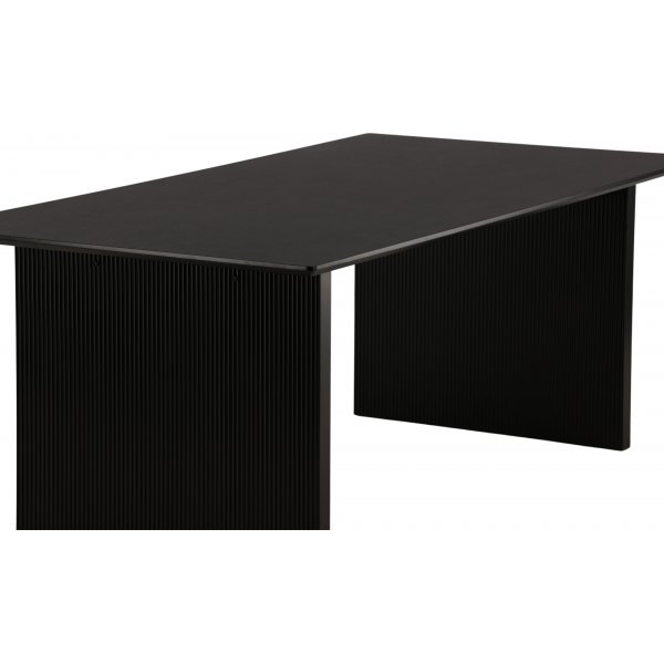 Vail ruokapöytä 200 x 100 cm - Musta Vail ruokapöytä 200 x 100 cm - Musta