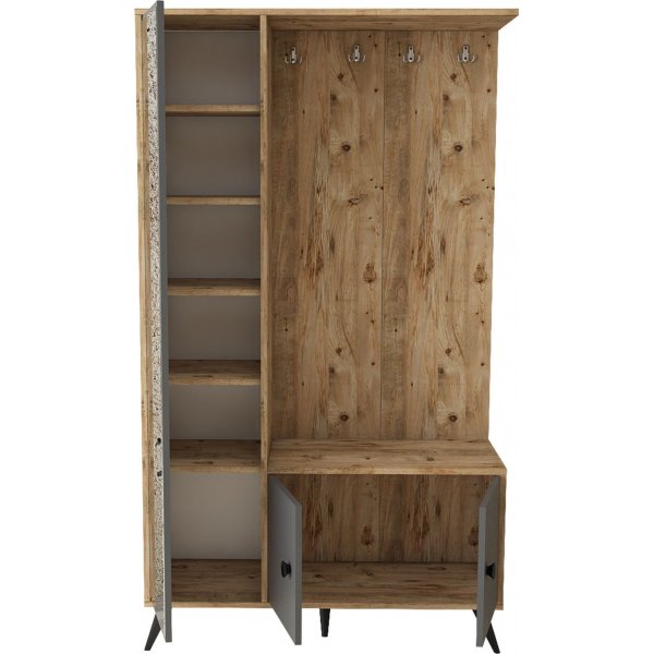 Vilamon aulakalusteet - Mänty/antrasiitti Vilamon aulakalusteet - Mänty/antrasiitti