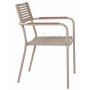 Pinottava ulkotuoli beige - Pino