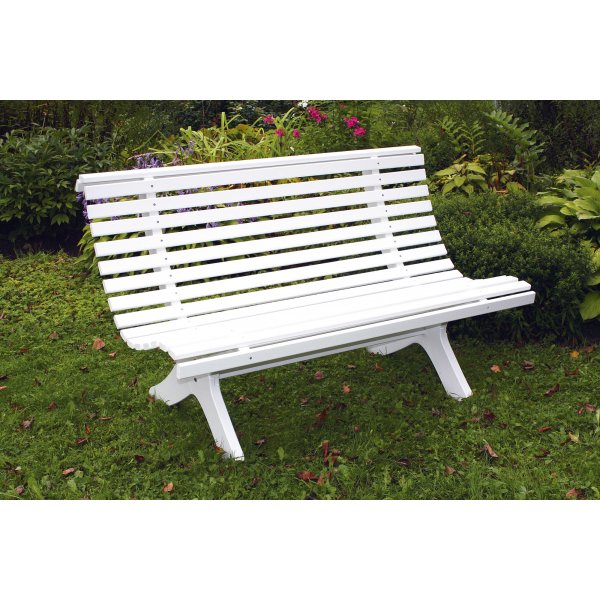 Lillesand 3-istuttava penkki - Valkoinen