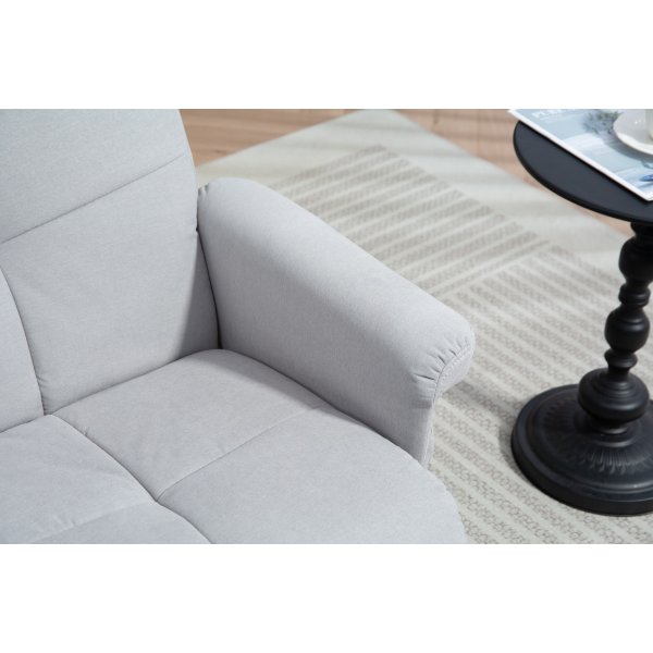 Säädettävä nojatuoli jalkarahilla + Huonekalujen jalat Säädettävä nojatuoli jalkarahilla + Huonekalujen jalat