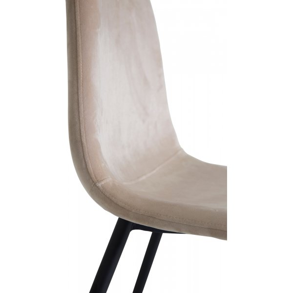 Bridge ruokapöydän tuoli - beige sametti Bridge ruokapöydän tuoli - beige sametti