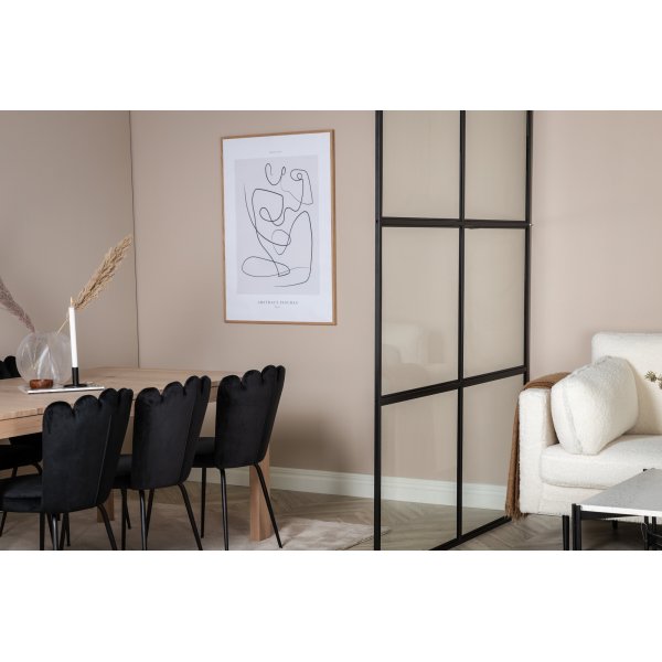 Leif teollisuusseinä 150 x 210 cm - Musta Leif teollisuusseinä 150 x 210 cm - Musta