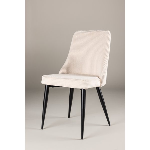 Leone ruokatuoli - beige vakosametti Leone ruokatuoli - beige vakosametti