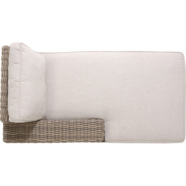 Bahama lounge ryhmä 3 - beige/tiikki Bahama lounge ryhmä 3 - beige/tiikki