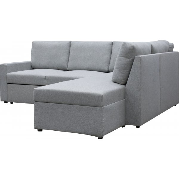 Dream vuodesohva silytyksell (kulmasohva) vasen - Tummanharmaa