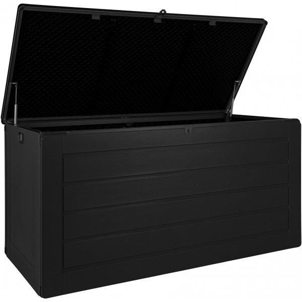 Dubrovnik tyynylaatikko 146,5 x 61 cm 490 litraa - Musta muovi Dubrovnik tyynylaatikko 146,5 x 61 cm 490 litraa - Musta muovi