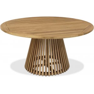 Saltö pyöreä kartiomainen ruokapöytä D150 cm - Teak + Puuöljy huonekaluihin