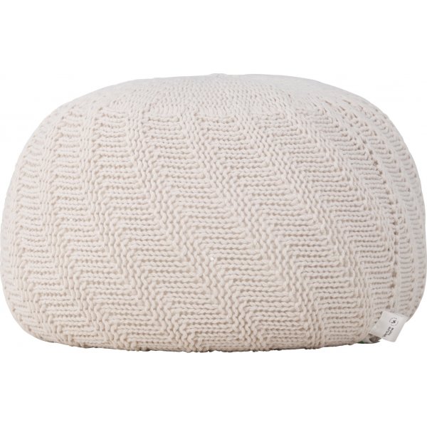 Ted-pouf �45 cm - Luonnonvalkoinen