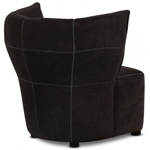 Nojatuoli Silhouet design by Troels - Tummanruskea + Huonekalujen jalat Nojatuoli Silhouet design by Troels - Tummanruskea + Huonekalujen jalat