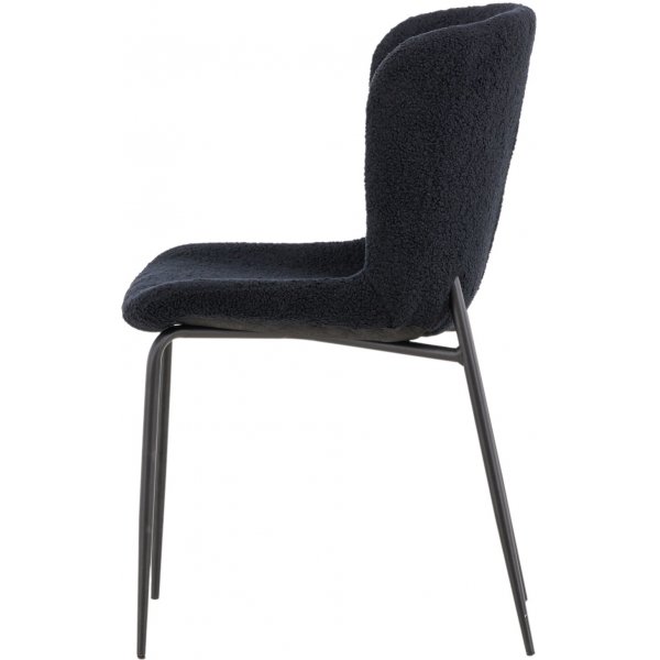 Modesto ruokapydn tuoli - Musta teddy