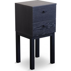 Kivik ypyt laatikolla mustaksi petsattua tammea