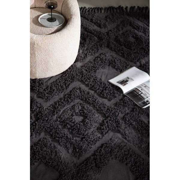 Kleva puuvillamatto - tummanharmaa Kleva puuvillamatto - tummanharmaa