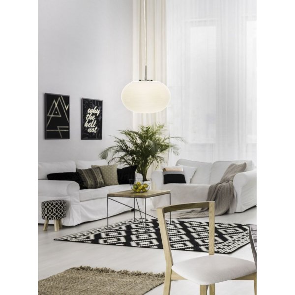 Sefyr kattovalaisin - Valkoinen/kromi Sefyr kattovalaisin - Valkoinen/kromi