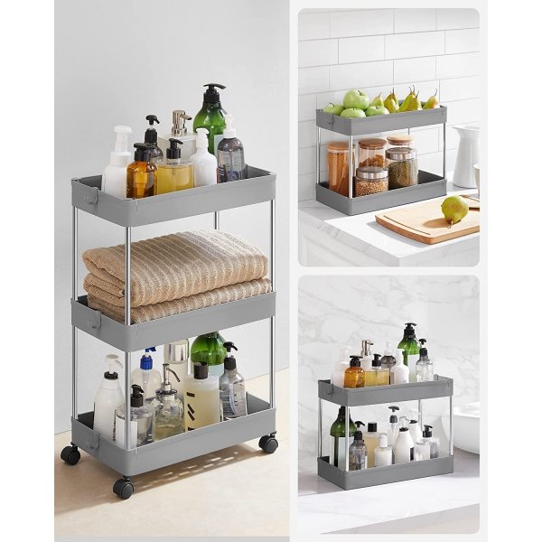 Criollo keittiön hylly 60 cm - harmaa Criollo keittiön hylly 60 cm - harmaa