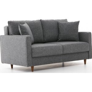 Eca 2-istuttava sohva - harmaa
