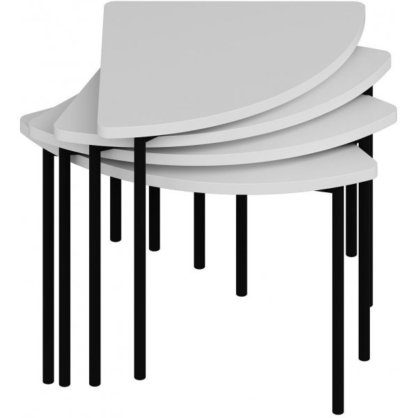 Emma sohvapöytä Ø90 cm - Valkoinen Emma sohvapöytä Ø90 cm - Valkoinen