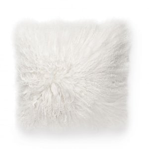 Shansi tyynynpäällinen lampaannahkaa Valkoinen