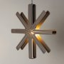 S�fsen Advent Star kattovalaisin 80 cm - Musta/Mocca