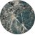Morena sohvapyt 50 cm - Vihre marmori/musta/kulta