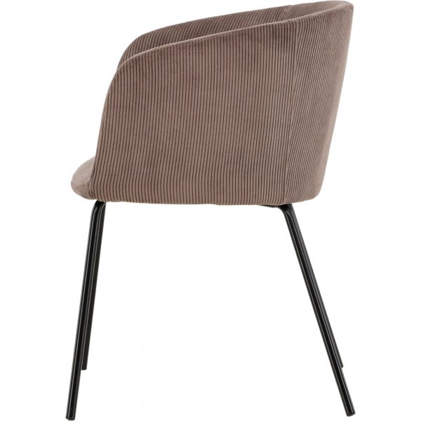 Berit ruokapydn tuoli - Ruskea vakosametti