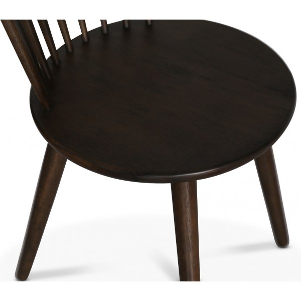 Omni ruokailuryhmä, pyöreä ruokapöytä Ø130 cm sis. 4 pyörätuolia - Savustettu tammi + 3.00 x Huonekalujen jalat Omni ruokailuryhmä, pyöreä ruokapöytä Ø130 cm sis. 4 pyörätuolia - Savustettu tammi + 3.00 x Huonekalujen jalat