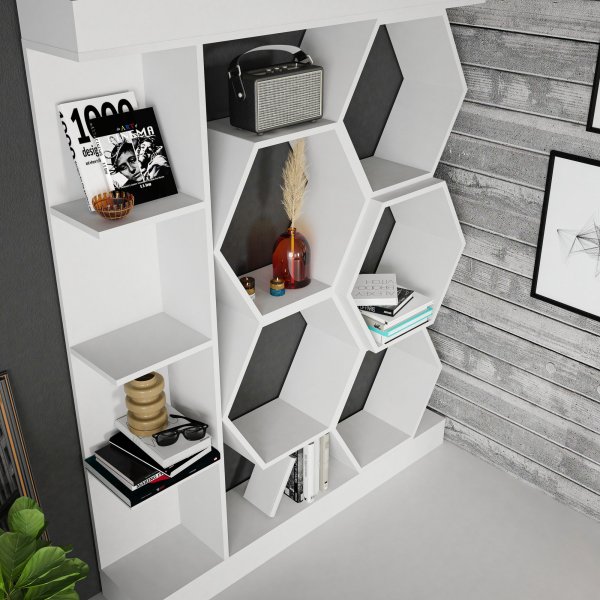 Sueno kirjahylly - valkoinen Sueno kirjahylly - valkoinen