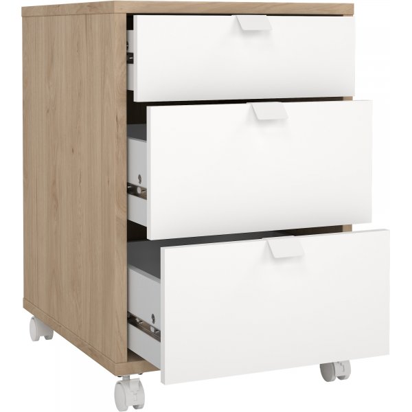 Kylttilaatikon tulisija - Valkoinen/hikkori Kylttilaatikon tulisija - Valkoinen/hikkori