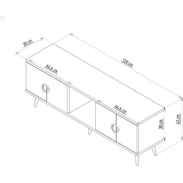 Sentin mediapenkki - antrasiitti Sentin mediapenkki - antrasiitti