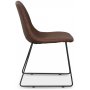 Atlantin sled -tuoli - Ruskea vintage PU