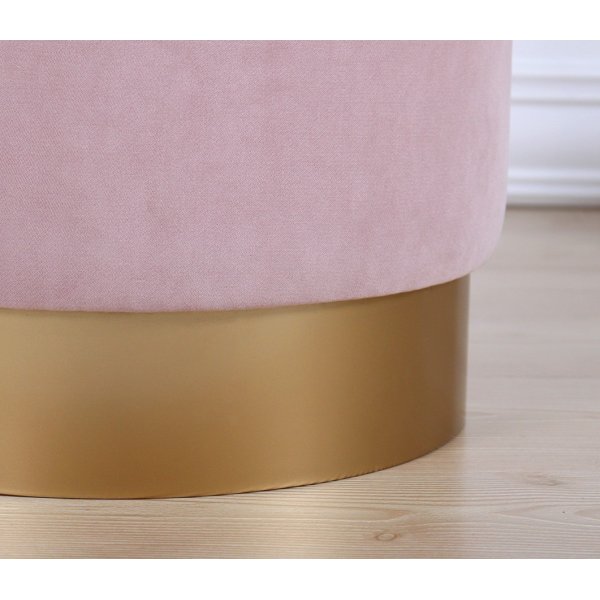 Memphis pouf - vaaleanpunainen Memphis pouf - vaaleanpunainen