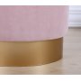 Memphis pouf - vaaleanpunainen