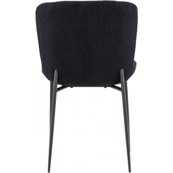 Modesto ruokapydn tuoli - Musta teddy